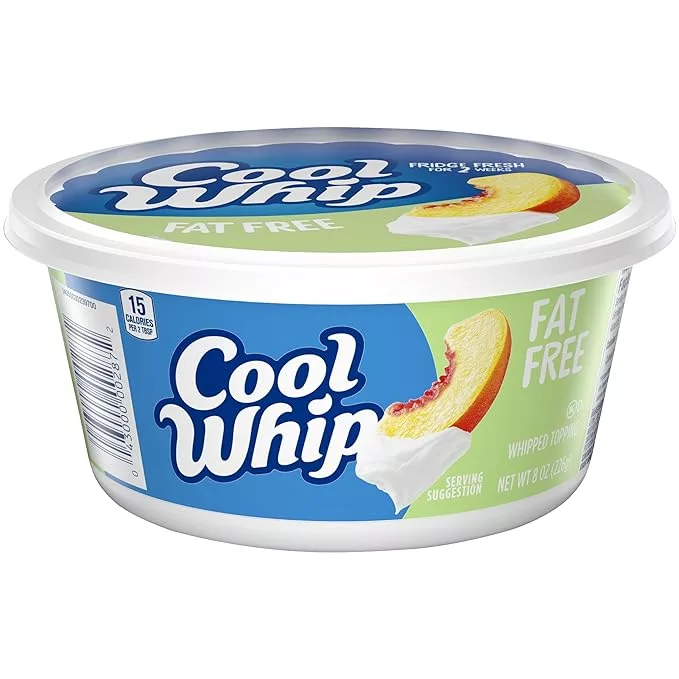 Cool Whip Fat Free Whipped Cream Topping (8 oz Tub)