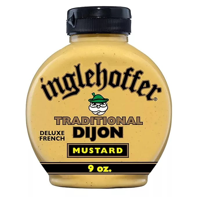 Inglehoffer Traditional Dijon Mustard, 9 Oz Squeeze Bottle