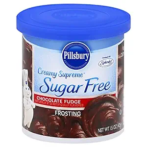 Pillsbury Creamy Supreme Sugar Free Chocolate Fudge Frosting, 15 Ounce