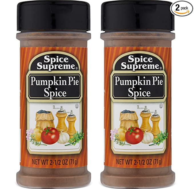 Spice Supreme: Pumpkin Pie Spice, 2.5 oz Size (2 Pack)