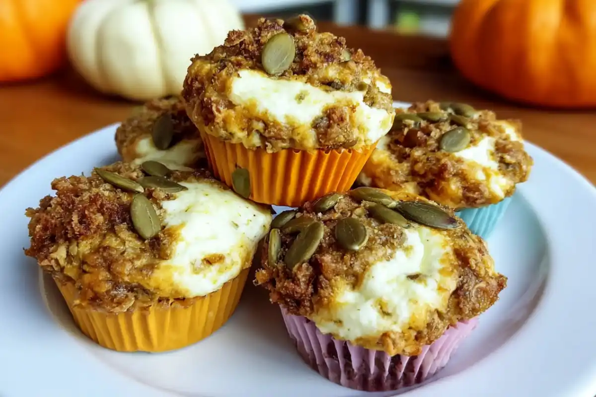 Weight Watchers Pumpkin Cream Cheese Muffins
