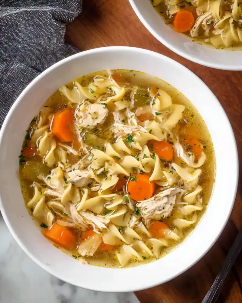 Weight Watchers Slow Cooker Chicken Noodle Soup