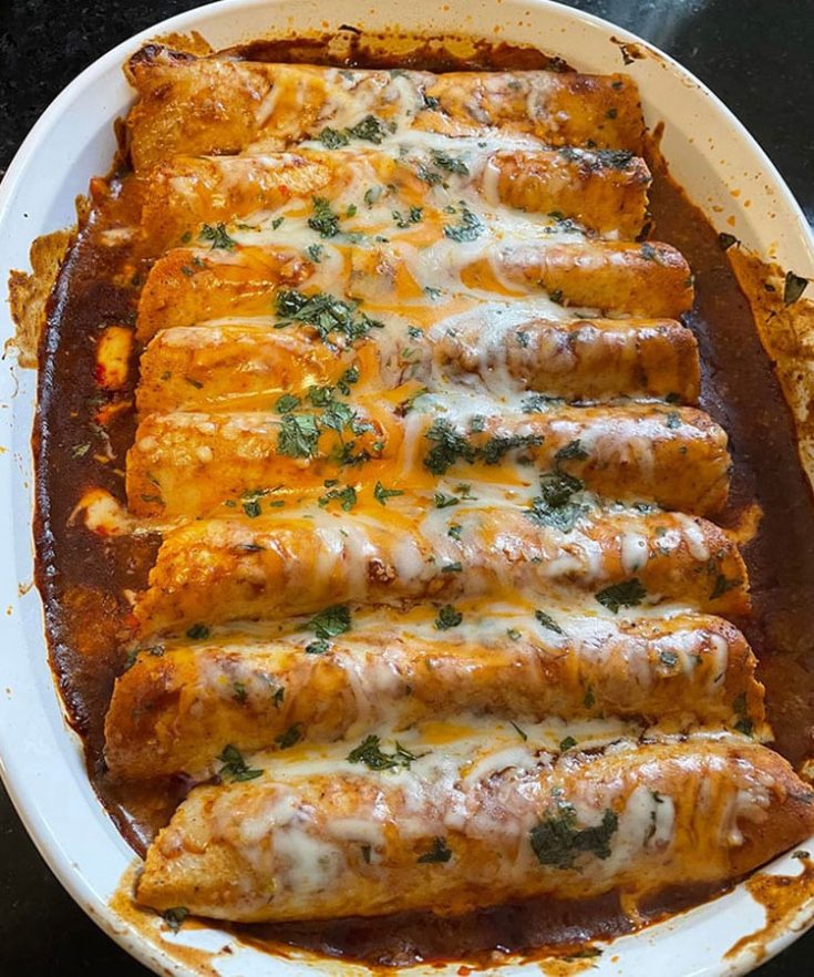 Weight Watchers Friendly Chicken Enchiladas Recipe