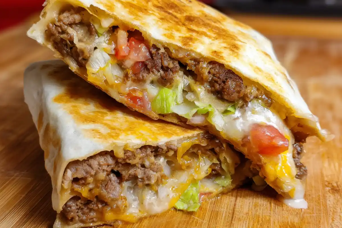 Weight Watchers Cheeseburger Crunch Wrap