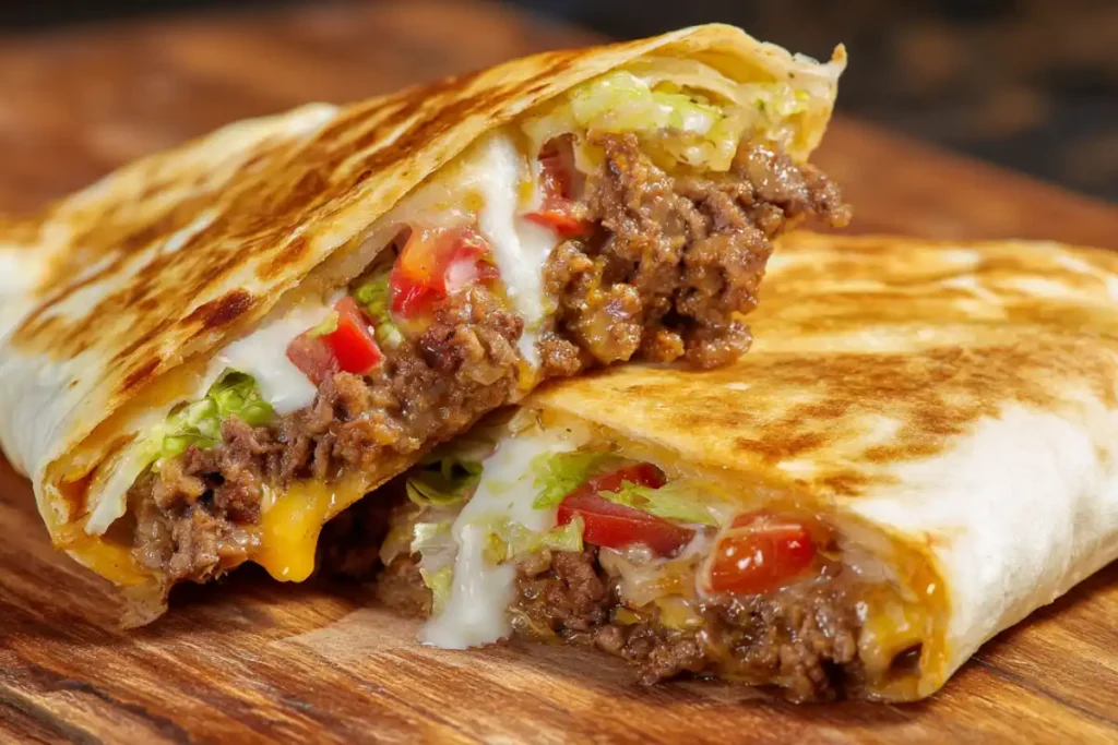 Weight Watchers Cheeseburger Crunch Wrap
