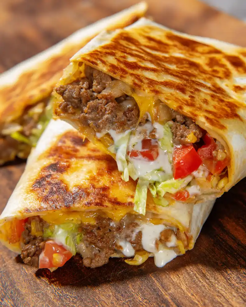 Weight Watchers Cheeseburger Crunch Wrap 2 Weight Watchers Cheeseburger Crunch Wrap