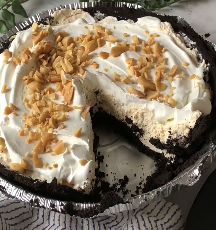 Weight Watchers Friendly No-Bake Peanut Butter Pie