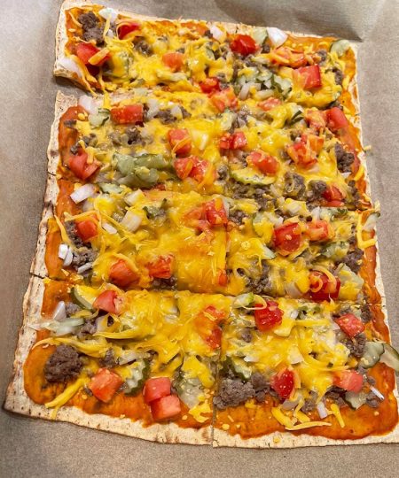 Weight Watchers Cheeseburger Pizza | Home Baking Blog