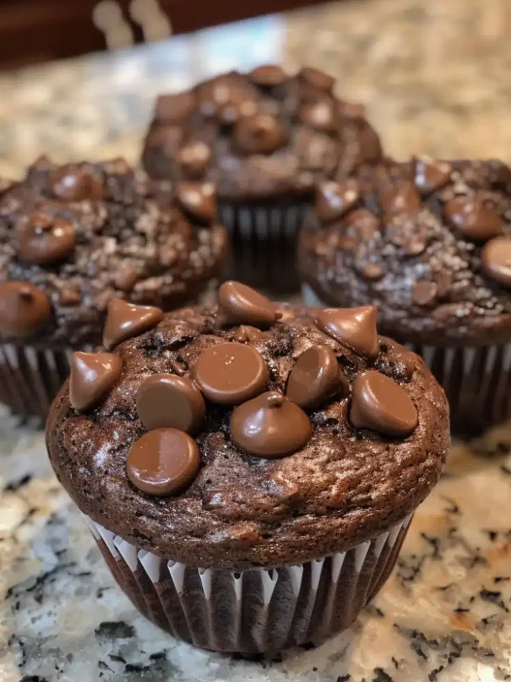 Weight Watchers Double Chocolate Banana Muffins | Home Baking Blog